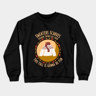 Fall Fashion: Where Comfort Meets Fun! Crewneck Sweatshirt